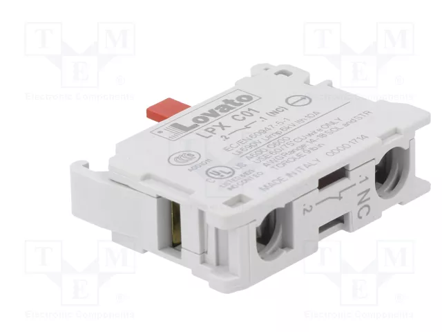 LOVATO ELECTRIC Bloques de contactos Platinum 22mm NC de frente