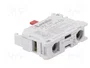 LOVATO ELECTRIC Bloques de contactos Platinum 22mm NC de frente