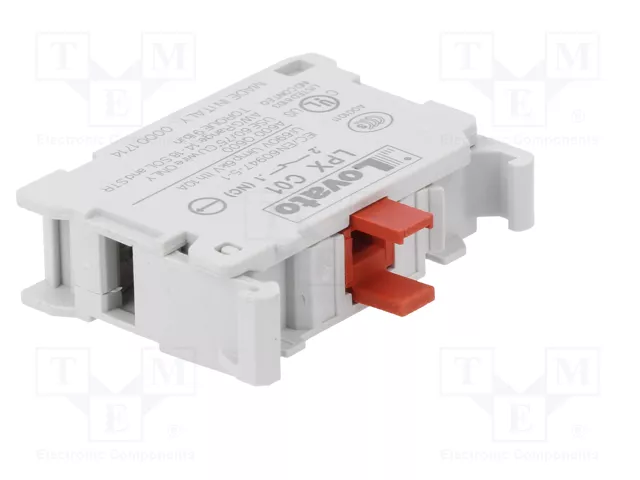 LOVATO ELECTRIC Bloques de contactos Platinum 22mm NC de frente