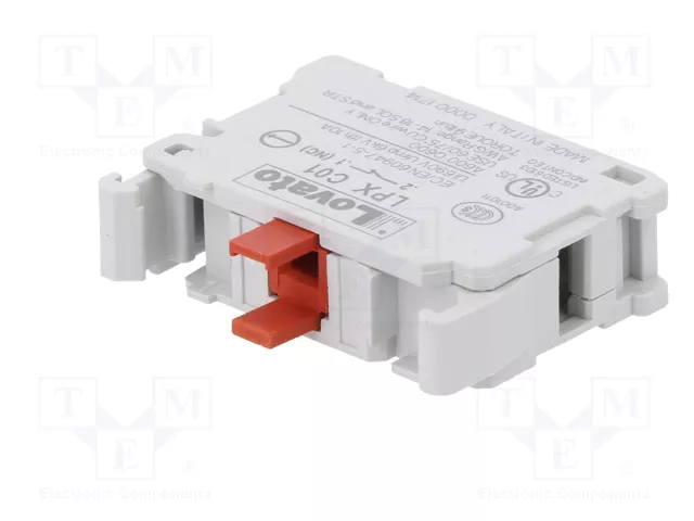 LOVATO ELECTRIC Bloques de contactos Platinum 22mm NC de frente