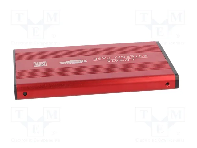 QOLTEC Carcasa de disco 2,5 Pulgadas SATA III USB 3.0 Aluminio Rojo QOLTEC Carcasa de disco 2,5 Pulgadas SATA III USB 3.0 Aluminio Rojo