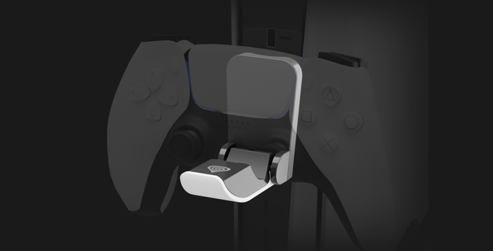 GENESIS Sistema de Carga Tin 300 para PlayStation 5, Cargador Doble DualSense y DualSense Edge, Negro/Blanco