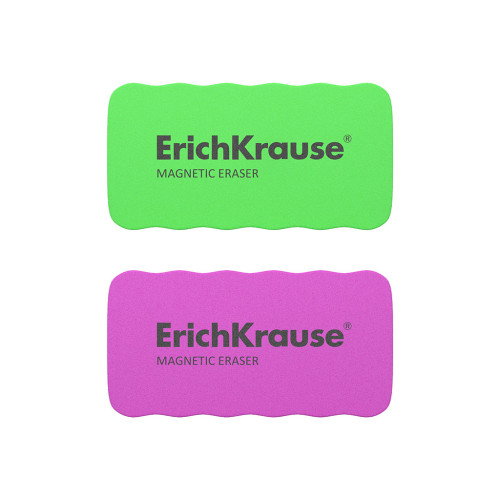 Erich Krause Borrador para Pizarra Magnético 44807 - Limpieza en Seco, Sin Trazos, 107 x 57mm
