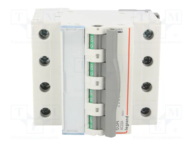 Legrand 406487 DX3 Lasttrennschalter 4p 63A 400VAC Legrand 406487 DX3 Lasttrennschalter 4p 63A 400VAC