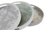 DKD Home Decor Bandeja MDF 35x35x5 cm Surtida Pack de 3 su de la colección Atlantic Forest 2022