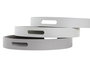 DKD Home Decor Bandeja MDF 35x35x5 cm Surtida Pack de 3 su de la colección Atlantic Forest 2022