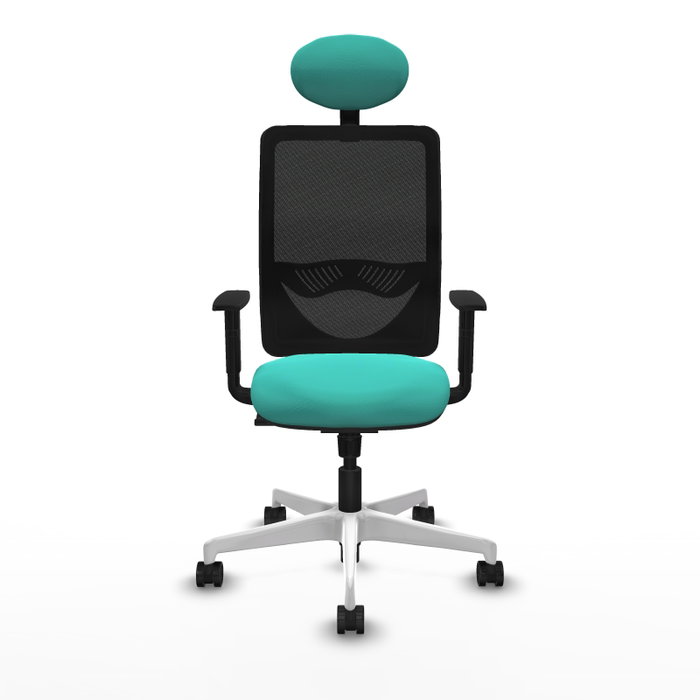 PIQUERAS Y CRESPO Silla de oficina Zulema con Mecanismo Sincro, Turquesa y Negro PIQUERAS Y CRESPO Silla de oficina Zulema con Mecanismo Sincro, Turquesa y Negro