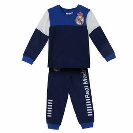 Cerdá Pijama Largo Single Jersey Real Madrid 3 Años Azul