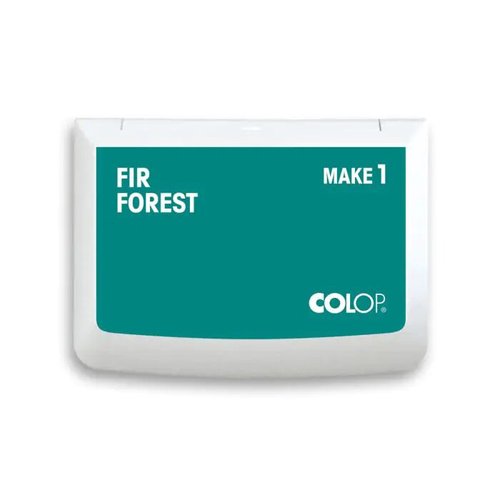 Colop Make 1 Tampón de Tinta Verde Bosque de Abetos 50x90 mm