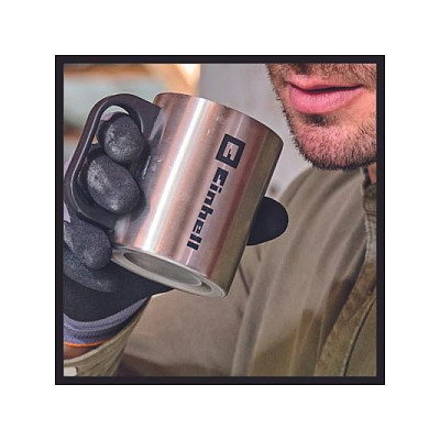 Einhell TE-CF 18 Li-Solo - Cafetera de Filtro Semi-Automática, 0,24 L, para Dosis de Café, Color Negro y Rojo