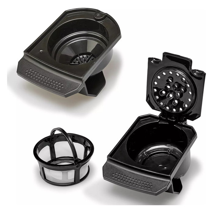 Einhell TE-CF 18 Li-Solo - Cafetera de Filtro Semi-Automática, 0,24 L, para Dosis de Café, Color Negro y Rojo