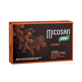 SANTIVERI Micosan Energy - Complemento Alimenticio a base de Cordyceps para Energía y Defensas - 40 Cápsulas - Apto para Veganos