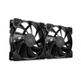 Mars Gaming MF-PROX2 Kit de 2 Ventiladores PC 120mm Silenciosos FDB Negro - Conectores 3-pin y 4-pin para Caja