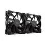 Mars Gaming Kit 2 Ventiladores MFPROX2 Negro 12 cm