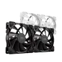 Mars Gaming MF-PROX2 Kit de 2 Ventiladores PC 120mm Silenciosos FDB Negro - Conectores 3-pin y 4-pin para Caja