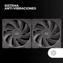 Mars Gaming Kit 2 Ventiladores Auxiliar MFProx2 Negro - Ventiladores para PC