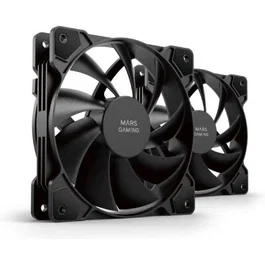 Mars Gaming Kit 2 Ventiladores Auxiliar MFProx2 Negro - Ventiladores para PC