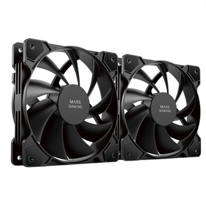 Mars Gaming MFPROX2 Kit 2 Ventiladores 120mm Negro