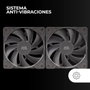 Mars Gaming MFPROX2 Kit 2 Ventiladores 120mm Negro