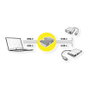 ROLINE Adaptador USB 3.2 Gen 2, 2x USB Tipo C Macho a 2x USB Tipo C Hembra, Plata