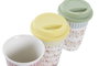 DKD Home Decor Tazas de Porcelana Vichy Sweet Surtidas de 400 ml
