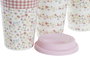DKD Home Decor Tazas de Porcelana Vichy Sweet Surtidas de 400 ml