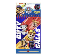 Cerdá Set de Papelería Scratch Book Paw Patrol 14.0 x 20.5 x 1.0 cm Edad Mínima 3 Años