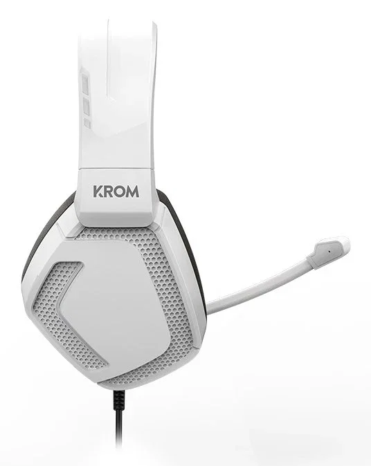 Krom Kopa Pro Auriculares Gaming Alámbrico Diadema Blanco - Compatible PC/PS5/Switch/Smartphone - Altavoces 50mm, Micrófono Boom, Diadema Ajustable, Control de Volumen Krom Kopa Pro Auriculares Gaming Alámbrico Diadema Blanco - Compatible PC/PS5/Switch/Smartphone - Altavoces 50mm, Micrófono Boom, Diadema Ajustable, Control de Volumen