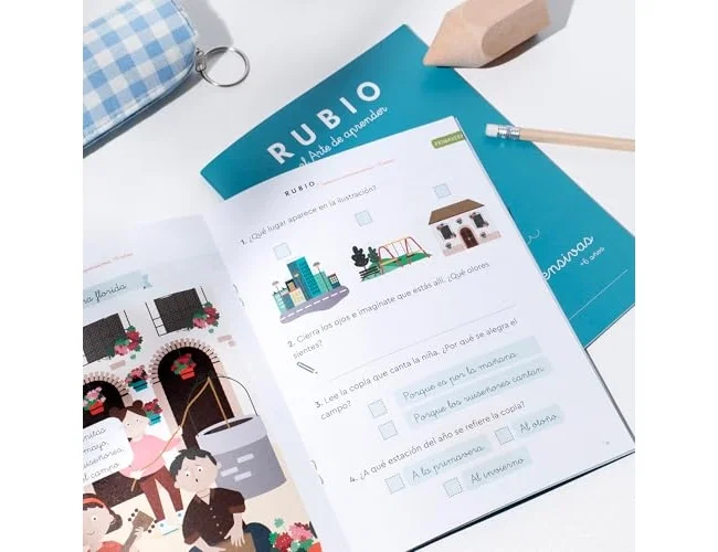 Rubio Cuaderno de Lecturas Comprensivas +6 años A5