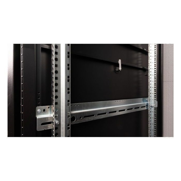 ROLINE 26.21.0160 Rack o Bastidor Servidor 42U 19 Pulgadas, 600x1000x1970 mm, Negro, Puertas Extraíbles, Patas Ajustables
