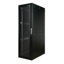 ROLINE 26.21.0160 Rack o Bastidor Servidor 42U 19 Pulgadas, 600x1000x1970 mm, Negro, Puertas Extraíbles, Patas Ajustables