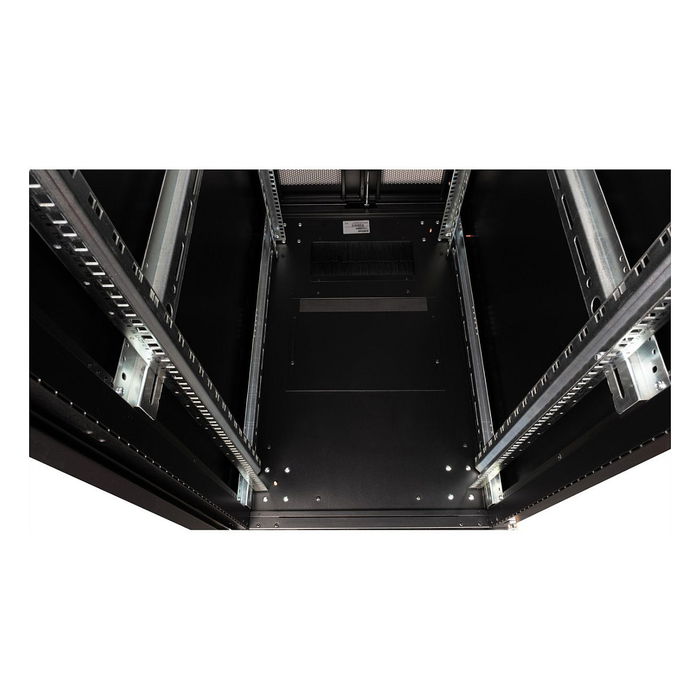 ROLINE 26.21.0160 Rack o Bastidor Servidor 42U 19 Pulgadas, 600x1000x1970 mm, Negro, Puertas Extraíbles, Patas Ajustables