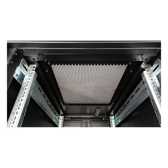 ROLINE 26.21.0160 Rack o Bastidor Servidor 42U 19 Pulgadas, 600x1000x1970 mm, Negro, Puertas Extraíbles, Patas Ajustables