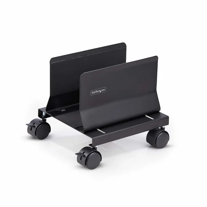 StarTech.com CPUMOBILESTND Carro Móvil Ajustable para Torre de CPU o Fuente UPS, Soporte Rodante con Ruedas y Frenos, Ahorro de Espacio, Negro StarTech.com CPUMOBILESTND Carro Móvil Ajustable para Torre de CPU o Fuente UPS, Soporte Rodante con Ruedas y Frenos, Ahorro de Espacio, Negro