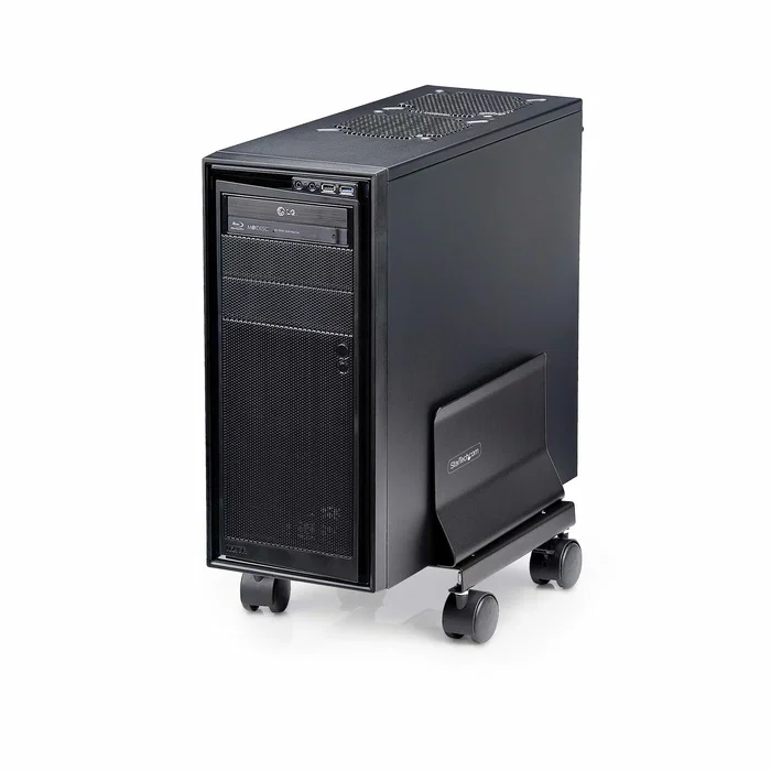 StarTech.com CPUMOBILESTND Carro Móvil Ajustable para Torre de CPU o Fuente UPS, Soporte Rodante con Ruedas y Frenos, Ahorro de Espacio, Negro StarTech.com CPUMOBILESTND Carro Móvil Ajustable para Torre de CPU o Fuente UPS, Soporte Rodante con Ruedas y Frenos, Ahorro de Espacio, Negro