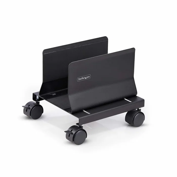 StarTech.com CPUMOBILESTND Carro Móvil Ajustable para Torre de CPU o Fuente UPS, Soporte Rodante con Ruedas y Frenos, Ahorro de Espacio, Negro StarTech.com CPUMOBILESTND Carro Móvil Ajustable para Torre de CPU o Fuente UPS, Soporte Rodante con Ruedas y Frenos, Ahorro de Espacio, Negro