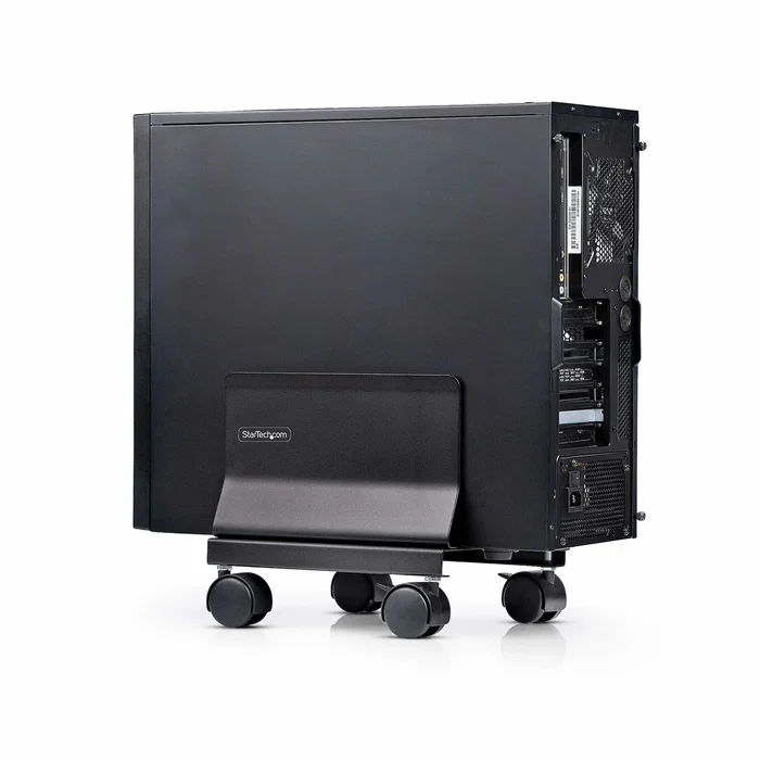 StarTech.com CPUMOBILESTND Carro Móvil Ajustable para Torre de CPU o Fuente UPS, Soporte Rodante con Ruedas y Frenos, Ahorro de Espacio, Negro StarTech.com CPUMOBILESTND Carro Móvil Ajustable para Torre de CPU o Fuente UPS, Soporte Rodante con Ruedas y Frenos, Ahorro de Espacio, Negro