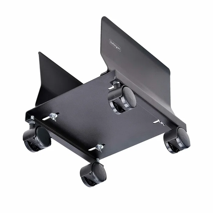 StarTech.com CPUMOBILESTND Carro Móvil Ajustable para Torre de CPU o Fuente UPS, Soporte Rodante con Ruedas y Frenos, Ahorro de Espacio, Negro StarTech.com CPUMOBILESTND Carro Móvil Ajustable para Torre de CPU o Fuente UPS, Soporte Rodante con Ruedas y Frenos, Ahorro de Espacio, Negro