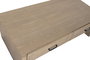 DKD Home Decor Mesa Centro Curva elegant Estilo Sixties Marron 120 x 61 x 40 cm
