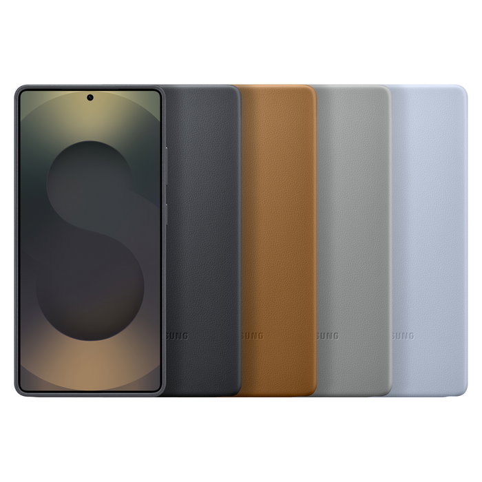 Samsung EF-VS938 Funda para Galaxy S25 Ultra Imitación Piel Gris Samsung EF-VS938 Funda para Galaxy S25 Ultra Imitación Piel Gris