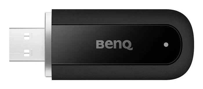 BenQ WD02AT Adaptador de Red USB 2.0 Inalámbrico Wi-Fi 6 (802.11ax) Bluetooth 5.2 Dual-Banda 1201 Mbit/s para Pizarra Interactiva - Negro