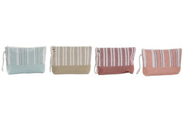 DKD Home Decor Set de 2 Neceser de Poliéster 28,5x5x22,5 cm Surtidos