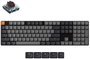 Keychron K5X-H3 Teclado Mecánico Full Size Brown Switch RGB Hot-Swap Negro - Diseño Polaco