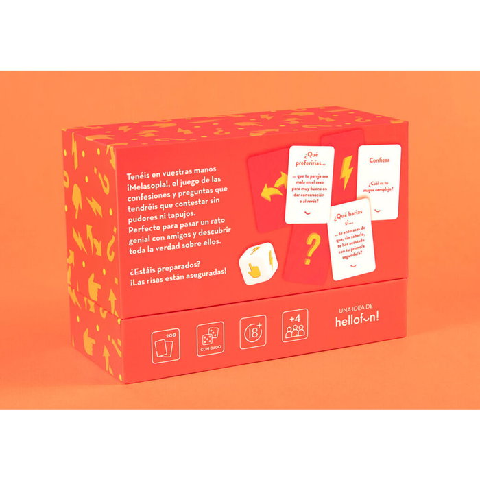 HELLOFUN! Juego ¡Me La Sopla! Español para Adultos +18 Años, Juego de Mesa para Fiestas y Reuniones con Amigos