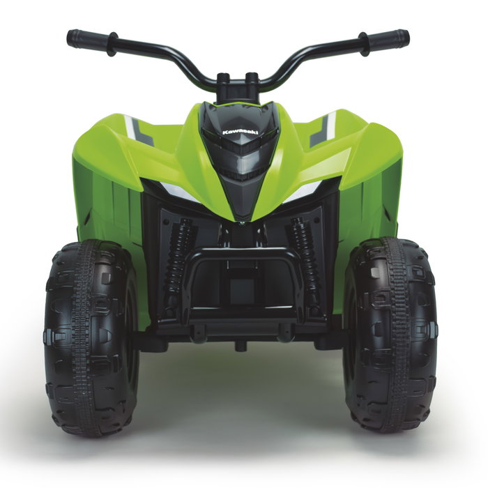 Injusa Quad Infantil Eléctrico Kawasaki KFX90 12V con Luces, para Niños de 3+ Años, Verde, Batería y Cargador Incluidos