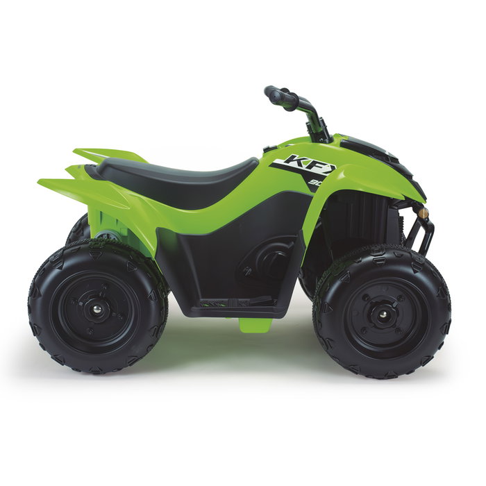 Injusa Quad Infantil Eléctrico Kawasaki KFX90 12V con Luces, para Niños de 3+ Años, Verde, Batería y Cargador Incluidos