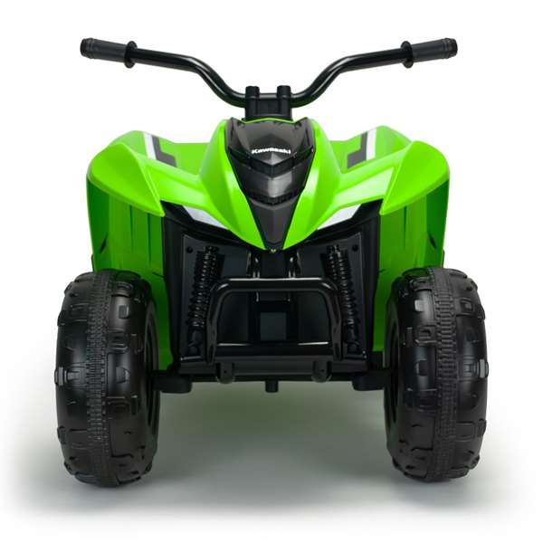 Injusa Quad Infantil Eléctrico Kawasaki KFX90 12V con Luces, para Niños de 3+ Años, Verde, Batería y Cargador Incluidos