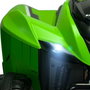 Injusa Quad Infantil Eléctrico Kawasaki KFX90 12V con Luces, para Niños de 3+ Años, Verde, Batería y Cargador Incluidos