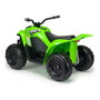 Injusa Quad Infantil Eléctrico Kawasaki KFX90 12V con Luces, para Niños de 3+ Años, Verde, Batería y Cargador Incluidos