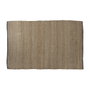 DKD Home Decor Alfombra de Yute y Algodón 75x175 cm Hecha a Mano